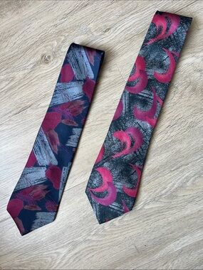 Vintage Lanvin Ties (Lot of Two)